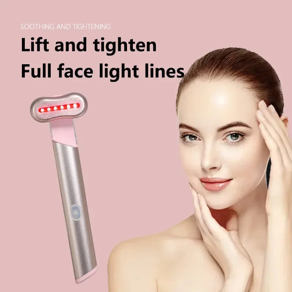 Compact Portable Household Electric Eye Care Massager Handheld Anti-Puffiness Face Lift Skin Rejuvenation Easy to Operate